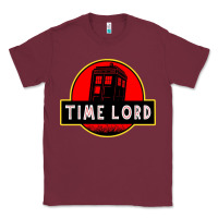 Burgundy dr who park time lord Classic Tee - artisFamous