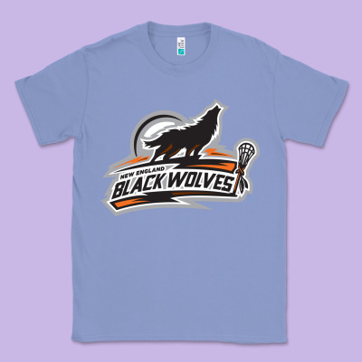 New England Black Wolves Classic Tee Designed By Artisfamous