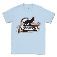 Dusty Blue new england black wolves Classic Tee - artisFamous