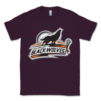 Plum new england black wolves Classic Tee - artisFamous