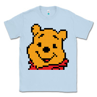 Dusty Blue pooh Classic Tee - artisFamous