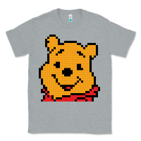 Heather Grey pooh Classic Tee - artisFamous