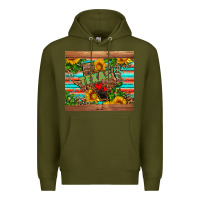 Army Green texas Premium Hoodie - AdoDesignShop
