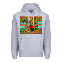 Heather Grey texas Premium Hoodie - AdoDesignShop