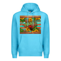 Ocean Blue texas Premium Hoodie - AdoDesignShop