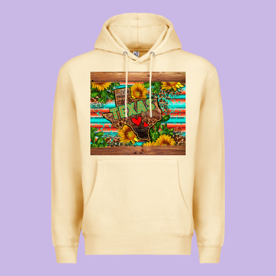 Texas Premium Hoodie Designed By Adodesignshop