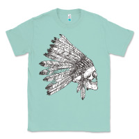 Seafoam american indian Classic Tee - artisFamous