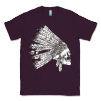 Plum american indian Classic Tee - artisFamous