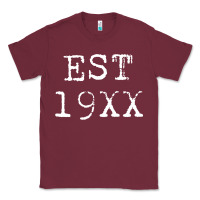 Burgundy MGK EST 19XX Classic Tee - artisFamous