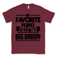Burgundy big daddy Classic Tee - artisFamous