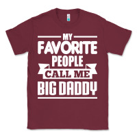Burgundy big daddy Classic Tee - artisFamous