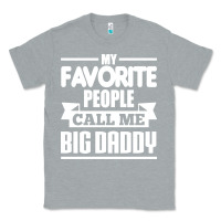 Heather Grey big daddy Classic Tee - artisFamous