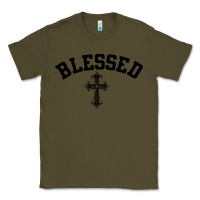Army Green blessed christian christianity Classic Tee - artisFamous