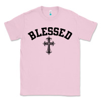 Bubblegum Pink blessed christian christianity Classic Tee - artisFamous