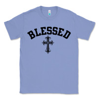 Colony Blue blessed christian christianity Classic Tee - artisFamous