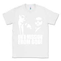 White blues brothers belushi Classic Tee - artisFamous