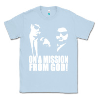 Dusty Blue blues brothers belushi Classic Tee - artisFamous