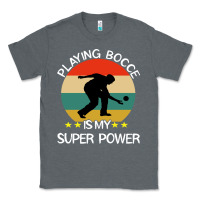 Charcoal Heather bocce super power boules sports Classic Tee - artisFamous