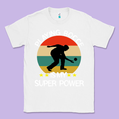 Bocce Super Power Boules Sports Classic Tee Designed By Artisfamous