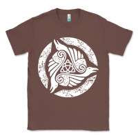Chestnut celtic trinity knot crow spiritual mandala Classic Tee - artisFamous