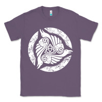 Lavender celtic trinity knot crow spiritual mandala Classic Tee - artisFamous