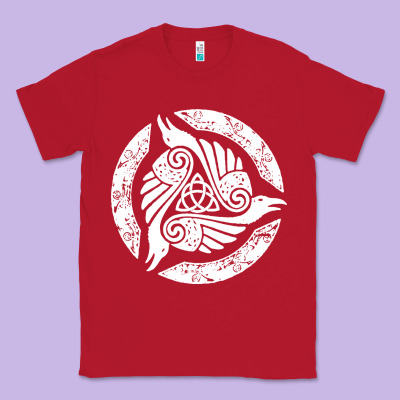 Celtic Trinity Knot Crow Spiritual Mandala Classic Tee Designed By Artisfamous