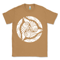 Toasted Coconut celtic trinity knot crow spiritual mandala Classic Tee - artisFamous