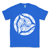 True Royal celtic trinity knot crow spiritual mandala Classic Tee - artisFamous