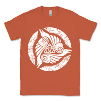 Copper celtic trinity knot crow spiritual mandala Classic Tee - artisFamous