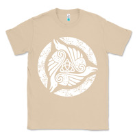 Mushroom celtic trinity knot crow spiritual mandala Classic Tee - artisFamous