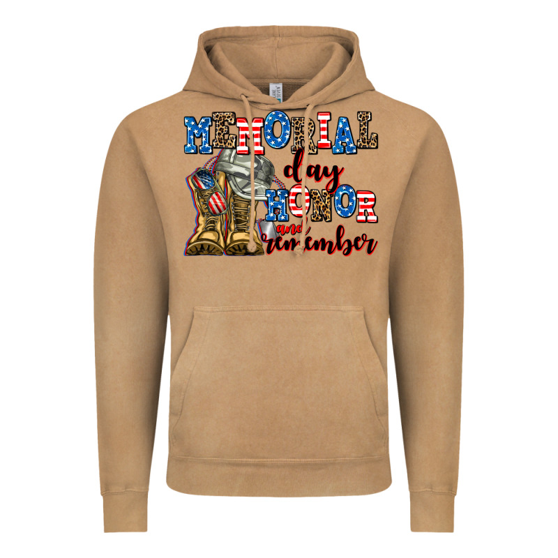 Memorial Day Honor And Remember Vintage Hoodie by AdoDesignShop | Teevron