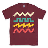 Burgundy synthetiseur Classic Tee - artisFamous