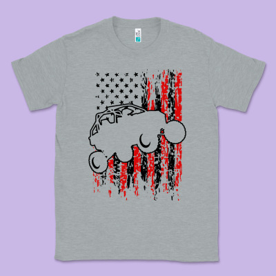 Usa Utv Rzr Racing Classic Tee Designed By Artisfamous