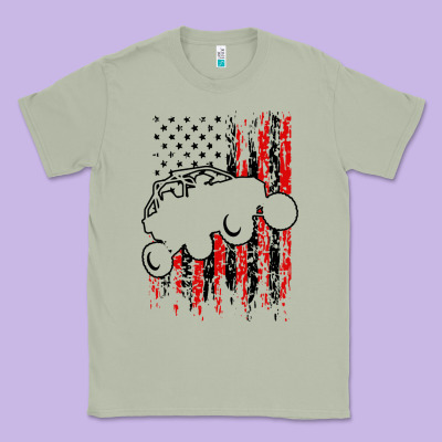 Usa Utv Rzr Racing Classic Tee Designed By Artisfamous