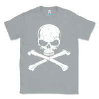 Heather Grey pirates adults pirates skull crossbones beard Classic Tee - artisFamous
