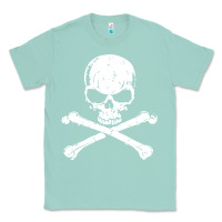 Seafoam pirates adults pirates skull crossbones beard Classic Tee - artisFamous
