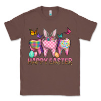 Chestnut Happy Easter Dental And Egg Classic Tee - BundleAndBundleShop