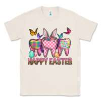 Natural Happy Easter Dental And Egg Classic Tee - BundleAndBundleShop