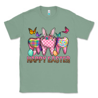 Sage Happy Easter Dental And Egg Classic Tee - BundleAndBundleShop