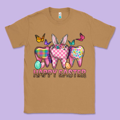 Happy Easter Dental And Egg Classic Tee Designed By Bundleandbundleshop