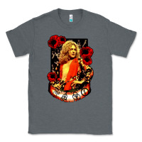 Charcoal Heather vintage image robert plant Classic Tee - artisFamous