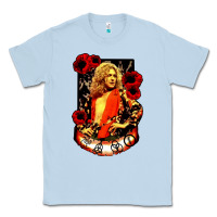 Dusty Blue vintage image robert plant Classic Tee - artisFamous