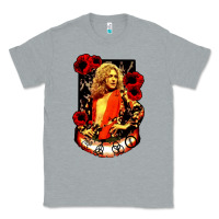 Heather Grey vintage image robert plant Classic Tee - artisFamous