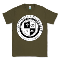 Army Green concordia university irvine Classic Tee - artisFamous