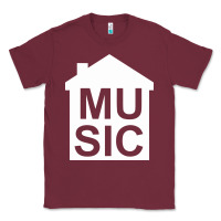 Burgundy house music Classic Tee - artisFamous