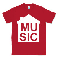 Red house music Classic Tee - artisFamous