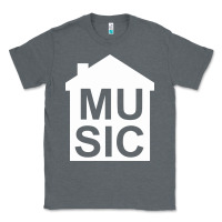 Charcoal Heather house music Classic Tee - artisFamous