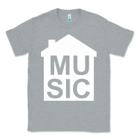 Heather Grey house music Classic Tee - artisFamous