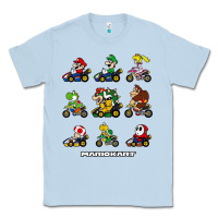 Dusty Blue mariokart Classic Tee - artisFamous