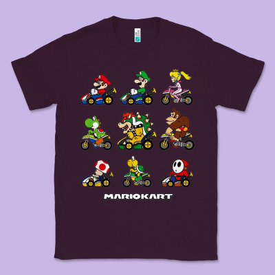 Mariokart Classic Tee Designed By Artisfamous